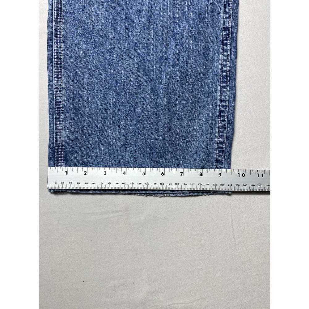 Lee Dungarees Carpenter Jeans 40x30 Relaxed Blue Utility Work Denim - Picture 8 of 9